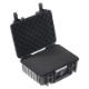 OUTDOOR kuffert i sort med skum polstring 250x175x95 mm Volume 4,1 L Model: 1000/B/SI